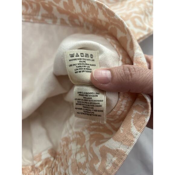 Pilcro Light Pink Leopard Print Jean Jacket - Picture 5 of 10